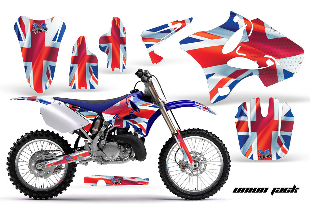 Dirt Bike Graphics Kit Decal Wrap for Yamaha YZ125 YZ250 2002-2014 UNION JACK-atv motorcycle utv parts accessories gear helmets jackets gloves pantsAll Terrain Depot