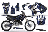 Dirt Bike Graphics Kit Decal Wrap for Yamaha YZ125 YZ250 2002-2014 WIDOW BLUE BLACK