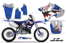 Load image into Gallery viewer, Dirt Bike Graphics Kit Decal Wrap for Yamaha YZ125 YZ250 2002-2014 WARHAWK BLUE-atv motorcycle utv parts accessories gear helmets jackets gloves pantsAll Terrain Depot