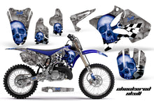 Load image into Gallery viewer, Graphics Kit Decal Sticker Wrap + # Plates For Yamaha YZ125 YZ250 2002-2014 CHECKERED BLUE-atv motorcycle utv parts accessories gear helmets jackets gloves pantsAll Terrain Depot
