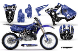 Graphics Kit Decal Sticker Wrap + # Plates For Yamaha YZ125 YZ250 2002-2014 REAPER BLUE