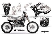Load image into Gallery viewer, Graphics Kit Decal Sticker Wrap + # Plates For Yamaha YZ125 YZ250 2002-2014 REAPER WHITE-atv motorcycle utv parts accessories gear helmets jackets gloves pantsAll Terrain Depot