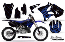 Load image into Gallery viewer, Graphics Kit Decal Sticker Wrap + # Plates For Yamaha YZ125 YZ250 2002-2014 RELOADED BLUE BLACK-atv motorcycle utv parts accessories gear helmets jackets gloves pantsAll Terrain Depot