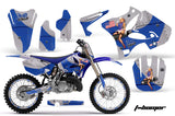 Graphics Kit Decal Sticker Wrap + # Plates For Yamaha YZ125 YZ250 2002-2014 TBOMBER BLUE