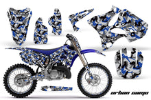 Load image into Gallery viewer, Graphics Kit Decal Sticker Wrap + # Plates For Yamaha YZ125 YZ250 2002-2014 URBAN CAMO BLUE-atv motorcycle utv parts accessories gear helmets jackets gloves pantsAll Terrain Depot