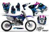 Dirt Bike Graphics Kit Decal Wrap for Yamaha YZ125 YZ250 2002-2014 FRENZY BLUE