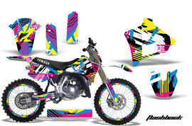 Graphics Kit Decal Sticker Wrap + # Plates For Yamaha YZ125 YZ250 1991-1992 FLASHBACK-atv motorcycle utv parts accessories gear helmets jackets gloves pantsAll Terrain Depot