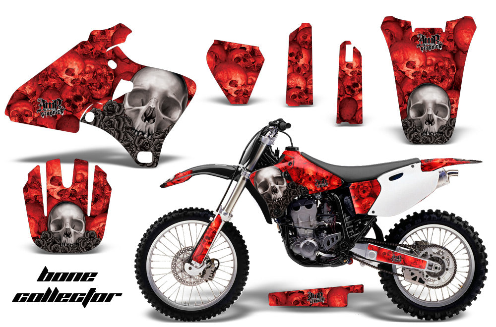 Dirt Bike Graphics Kit Decal Wrap For Yamaha YZ 250F/400F/426F 1998-2002 BONES RED-atv motorcycle utv parts accessories gear helmets jackets gloves pantsAll Terrain Depot