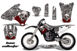 Dirt Bike Graphics Kit Decal Wrap For Yamaha YZ 250F/400F/426F 1998-2002 BONES SILVER-atv motorcycle utv parts accessories gear helmets jackets gloves pantsAll Terrain Depot