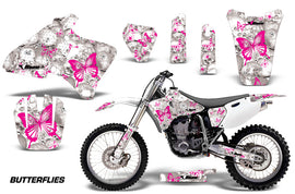 Dirt Bike Graphics Kit Decal Wrap For Yamaha YZ 250F/400F/426F 1998-2002 BUTTERFLIES PINK WHITE-atv motorcycle utv parts accessories gear helmets jackets gloves pantsAll Terrain Depot