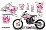 Dirt Bike Graphics Kit Decal Wrap For Yamaha YZ 250F/400F/426F 1998-2002 BUTTERFLIES PINK WHITE