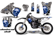 Load image into Gallery viewer, Dirt Bike Graphics Kit Decal Wrap For Yamaha YZ 250F/400F/426F 1998-2002 CHECKERED BLUE SILVER-atv motorcycle utv parts accessories gear helmets jackets gloves pantsAll Terrain Depot