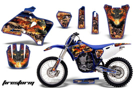 Dirt Bike Graphics Kit Decal Wrap For Yamaha YZ 250F/400F/426F 1998-2002 FIRESTORM BLUE-atv motorcycle utv parts accessories gear helmets jackets gloves pantsAll Terrain Depot