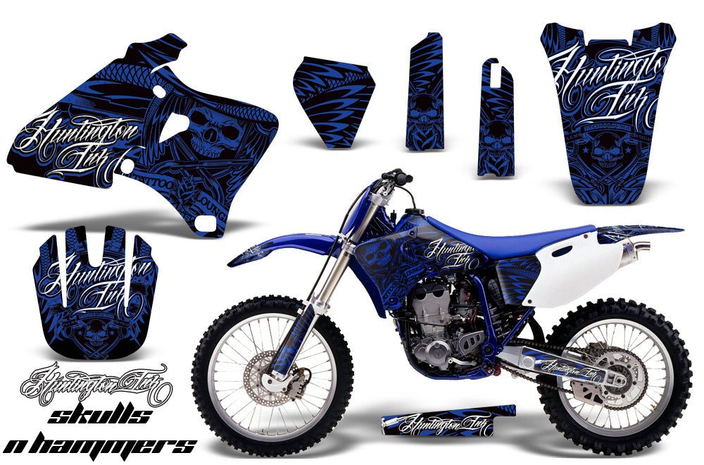 Dirt Bike Graphics Kit Decal Wrap For Yamaha YZ 250F/400F/426F 1998-2002 HISH BLUE-atv motorcycle utv parts accessories gear helmets jackets gloves pantsAll Terrain Depot