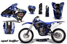 Load image into Gallery viewer, Dirt Bike Graphics Kit Decal Wrap For Yamaha YZ 250F/400F/426F 1998-2002 HATTER BLUE BLACK-atv motorcycle utv parts accessories gear helmets jackets gloves pantsAll Terrain Depot