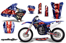 Dirt Bike Graphics Kit Decal Wrap For Yamaha YZ 250F/400F/426F 1998-2002 HATTER BLUE RED-atv motorcycle utv parts accessories gear helmets jackets gloves pantsAll Terrain Depot