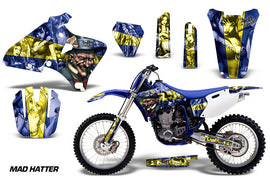 Dirt Bike Graphics Kit Decal Wrap For Yamaha YZ 250F/400F/426F 1998-2002 HATTER YELLOW BLUE-atv motorcycle utv parts accessories gear helmets jackets gloves pantsAll Terrain Depot