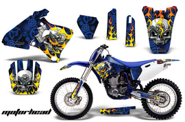 Dirt Bike Graphics Kit Decal Wrap For Yamaha YZ 250F/400F/426F 1998-2002 MOTORHEAD BLUE-atv motorcycle utv parts accessories gear helmets jackets gloves pantsAll Terrain Depot