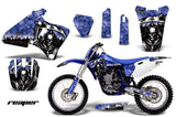 Dirt Bike Graphics Kit Decal Wrap For Yamaha YZ 250F/400F/426F 1998-2002 REAPER BLUE