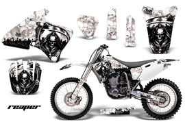 Dirt Bike Graphics Kit Decal Wrap For Yamaha YZ 250F/400F/426F 1998-2002 REAPER WHITE-atv motorcycle utv parts accessories gear helmets jackets gloves pantsAll Terrain Depot