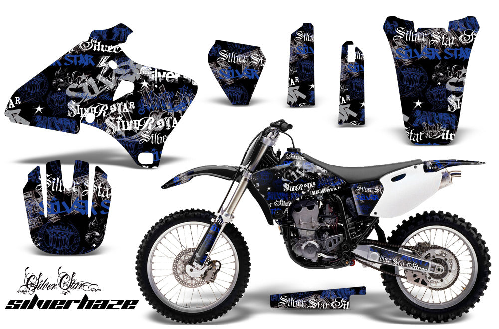 Dirt Bike Graphics Kit Decal Wrap For Yamaha YZ 250F/400F/426F 1998-2002 SSSH BLUE BLACK-atv motorcycle utv parts accessories gear helmets jackets gloves pantsAll Terrain Depot