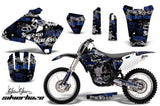 Dirt Bike Graphics Kit Decal Wrap For Yamaha YZ 250F/400F/426F 1998-2002 SSSH BLUE BLACK