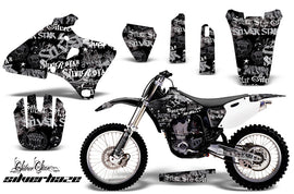 Dirt Bike Graphics Kit Decal Wrap For Yamaha YZ 250F/400F/426F 1998-2002 SSSH SILVER BLACK-atv motorcycle utv parts accessories gear helmets jackets gloves pantsAll Terrain Depot