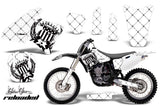 Dirt Bike Graphics Kit Decal Wrap For Yamaha YZ 250F/400F/426F 1998-2002 RELOADED BLACK WHITE