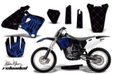 Dirt Bike Graphics Kit Decal Wrap For Yamaha YZ 250F/400F/426F 1998-2002 RELOADED BLUE BLACK