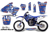 Dirt Bike Graphics Kit Decal Wrap For Yamaha YZ 250F/400F/426F 1998-2002 SSSH ORANGE BLUE