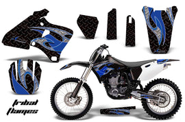 Dirt Bike Graphics Kit Decal Wrap For Yamaha YZ 250F/400F/426F 1998-2002 TRIBAL BLUE BLACK-atv motorcycle utv parts accessories gear helmets jackets gloves pantsAll Terrain Depot