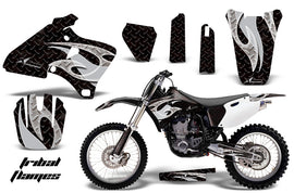 Dirt Bike Graphics Kit Decal Wrap For Yamaha YZ 250F/400F/426F 1998-2002 TRIBAL WHITE BLACK-atv motorcycle utv parts accessories gear helmets jackets gloves pantsAll Terrain Depot