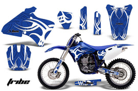 Dirt Bike Graphics Kit Decal Wrap For Yamaha YZ 250F/400F/426F 1998-2002 TRIBE WHITE BLUE-atv motorcycle utv parts accessories gear helmets jackets gloves pantsAll Terrain Depot