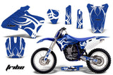 Dirt Bike Graphics Kit Decal Wrap For Yamaha YZ 250F/400F/426F 1998-2002 TRIBE WHITE BLUE