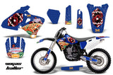 Dirt Bike Graphics Kit Decal Wrap For Yamaha YZ 250F/400F/426F 1998-2002 VEGAS BLUE