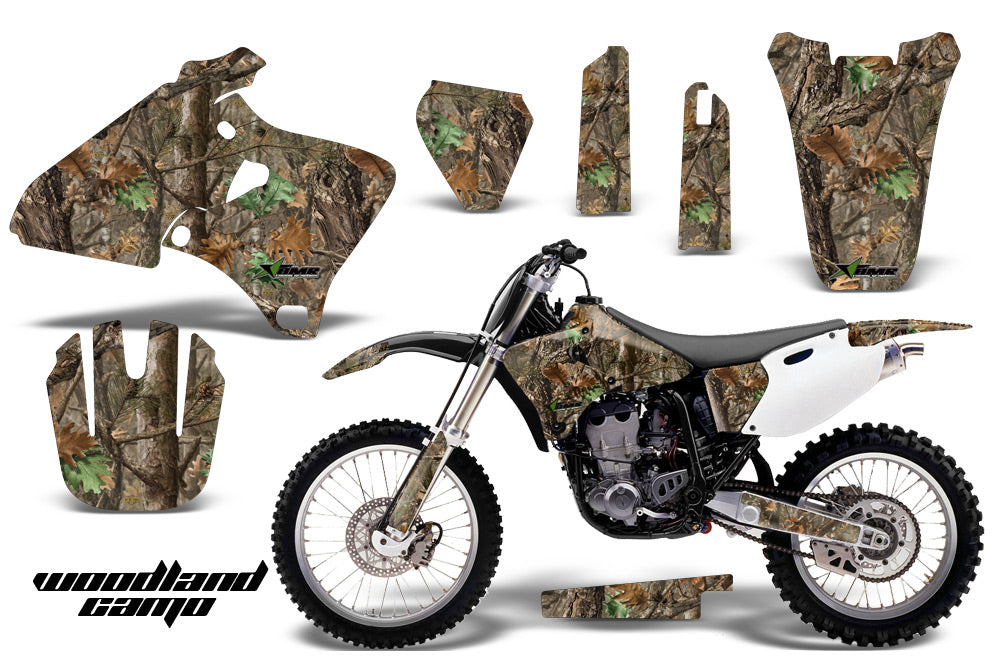 Dirt Bike Graphics Kit Decal Wrap For Yamaha YZ 250F/400F/426F 1998-2002 WOODLAND CAMO-atv motorcycle utv parts accessories gear helmets jackets gloves pantsAll Terrain Depot