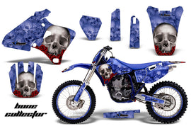 Graphics Kit Decal Wrap + # Plates For Yamaha YZ 250F/400F/426F 1998-2002 BONES BLUE-atv motorcycle utv parts accessories gear helmets jackets gloves pantsAll Terrain Depot