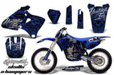 Graphics Kit Decal Wrap + # Plates For Yamaha YZ 250F/400F/426F 1998-2002 HISH BLUE