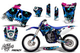 Dirt Bike Graphics Kit Decal Wrap For Yamaha YZ 250F/400F/426F 1998-2002 FRENZY BLUE