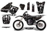 Graphics Kit Decal Wrap + # Plates For Yamaha YZ 250F/400F/426F 1998-2002 REAPER BLACK
