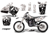 Graphics Kit Decal Wrap + # Plates For Yamaha YZ 250F/400F/426F 1998-2002 REAPER WHITE