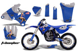 Graphics Kit Decal Wrap + # Plates For Yamaha YZ 250F/400F/426F 1998-2002 TBOMBER BLUE