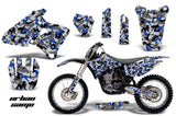 Graphics Kit Decal Wrap + # Plates For Yamaha YZ 250F/400F/426F 1998-2002 URBAN CAMO BLUE