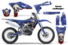 Load image into Gallery viewer, Dirt Bike Graphics Kit Decal Sticker Wrap For Yamaha YZ250F 2010-2013 BONES BLUE-atv motorcycle utv parts accessories gear helmets jackets gloves pantsAll Terrain Depot