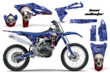 Dirt Bike Graphics Kit Decal Sticker Wrap For Yamaha YZ250F 2010-2013 BONES BLUE
