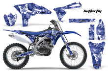 Load image into Gallery viewer, Dirt Bike Graphics Kit Decal Sticker Wrap For Yamaha YZ250F 2010-2013 BUTTERFLIES WHITE BLUE-atv motorcycle utv parts accessories gear helmets jackets gloves pantsAll Terrain Depot