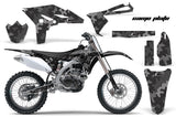 Dirt Bike Graphics Kit Decal Sticker Wrap For Yamaha YZ250F 2010-2013 CAMOPLATE BLACK
