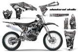 Dirt Bike Graphics Kit Decal Sticker Wrap For Yamaha YZ250F 2010-2013 CHECKERED BLACK
