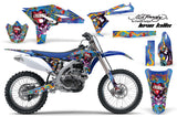 Dirt Bike Graphics Kit Decal Sticker Wrap For Yamaha YZ250F 2010-2013 EDHLK BLUE