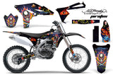 Dirt Bike Graphics Kit Decal Sticker Wrap For Yamaha YZ250F 2010-2013 EDHP BLUE